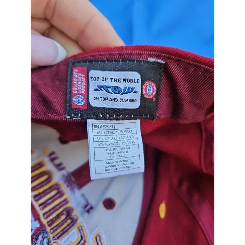 Vintage Florida State Seminoles‎ Hat 3D Embroidered New Top of the World TOW